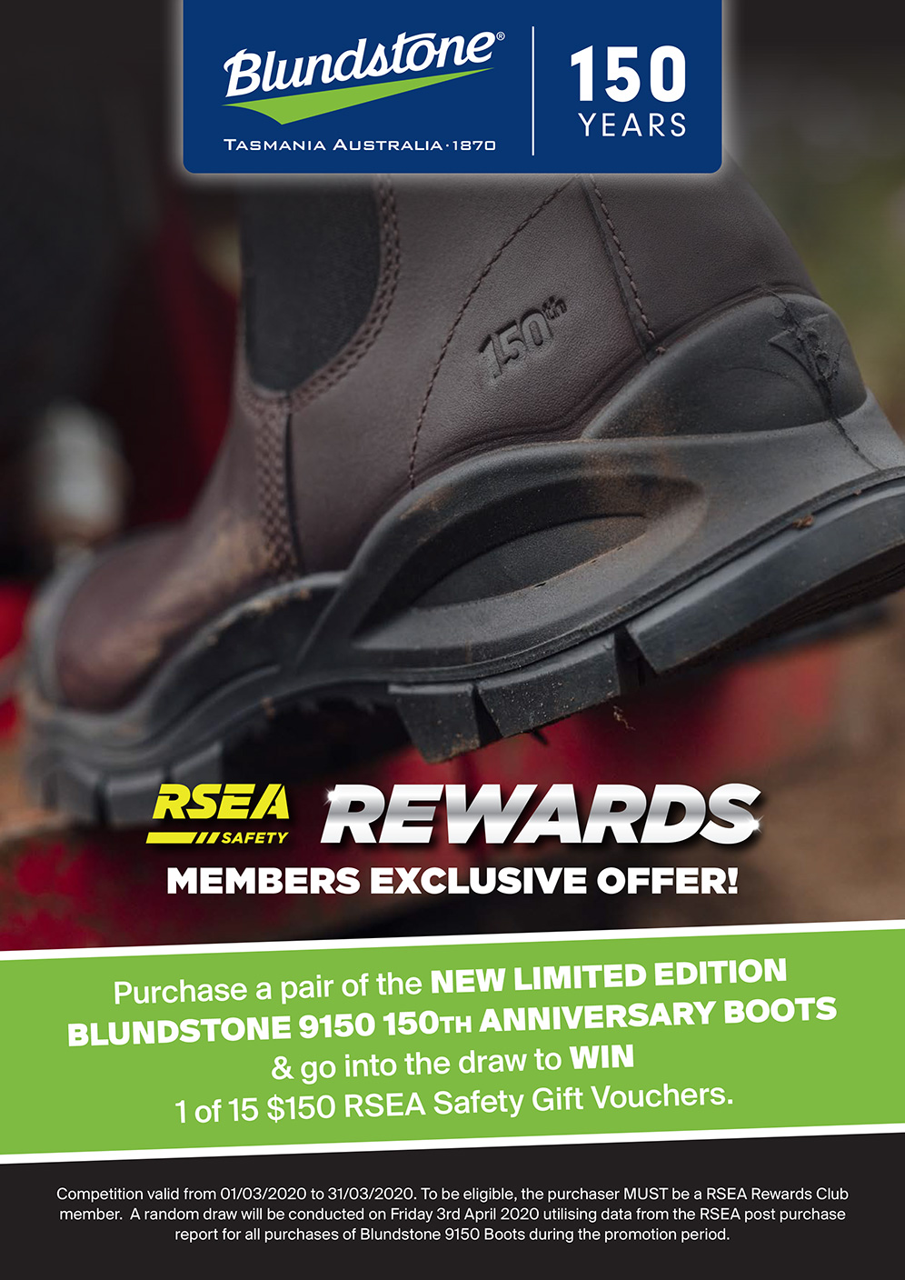 Buy & Win Blundstone 150th Anniversary Boot B9150