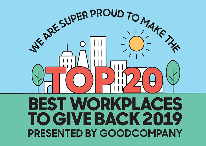 RSEA Safety makes top 20 Best Workplaces to Give Back 2019