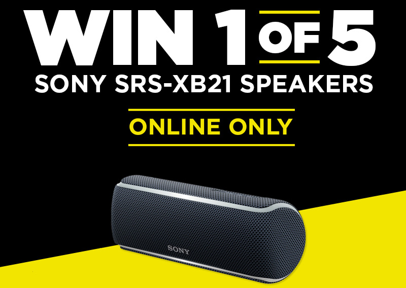 WIN 1 of 5 Sony Bluetooth Speakers