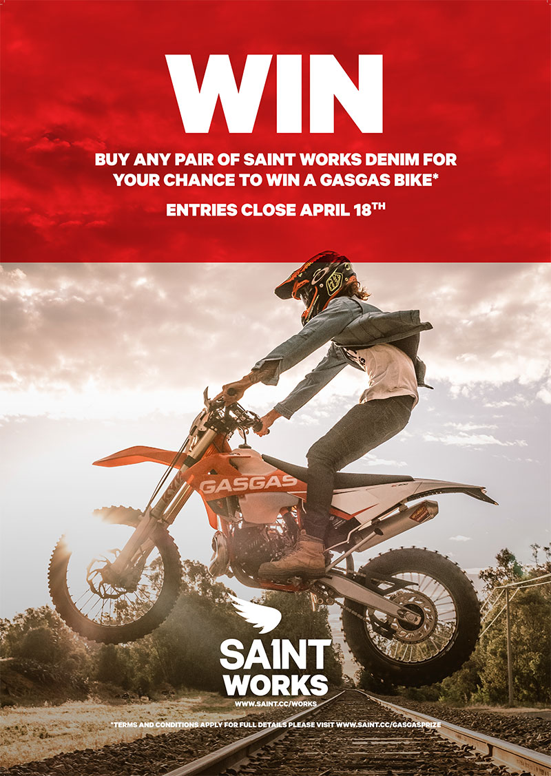 WIN a GasGas Bike with Saint Works