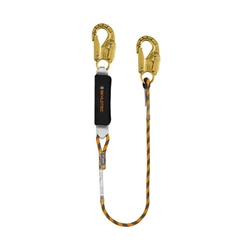 Skylotec Australia L-AUS-0089-2 Rope Lanyard Double Action Snap Hooks 2m
