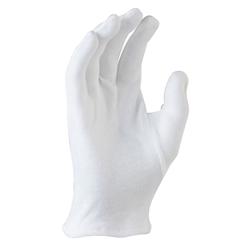 Blue Rapta Hemmed Cuff Poly Cotton Gloves