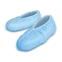 TKSTAR,50 Pair Disposable Boot & Shoe Covers,Fits All Up to XL Blue Disposable Boot & Shoe Covers,By Polypropylene Machine-made 