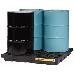 PBA Safety 4 Drum Accumulation Ctr Plt 165 Litre 2730kg  Grey 28657