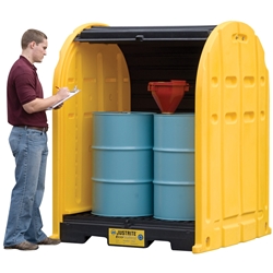 PBA Echo Poly Blend Drumshed 2 Drum 245L 1134kg Y/B 28675