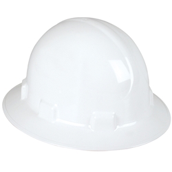 UniSafe® ABS Type 2 Polycarbonate Wide Brim Safety Helmet White TA440