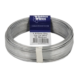 Whites Wires Galvanised Tie Wire 1.57mm Dia 30m Handy Pack