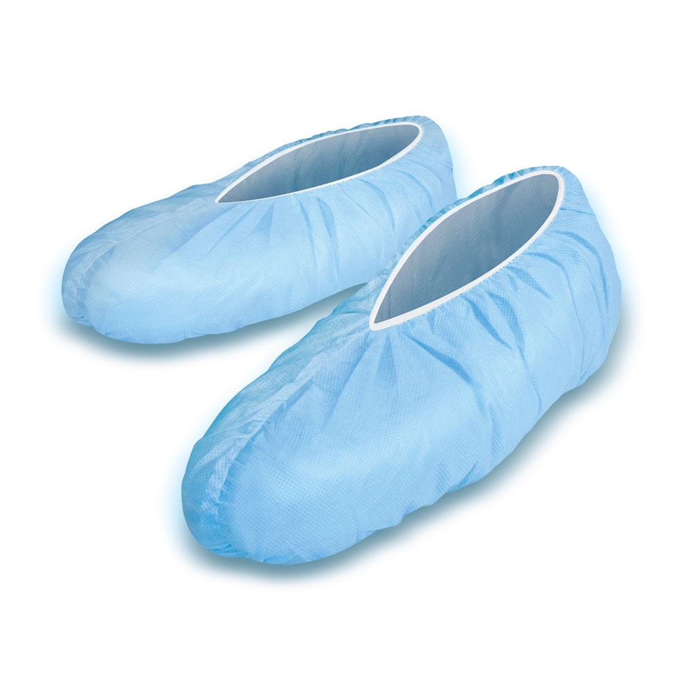 blue booties shoe covers