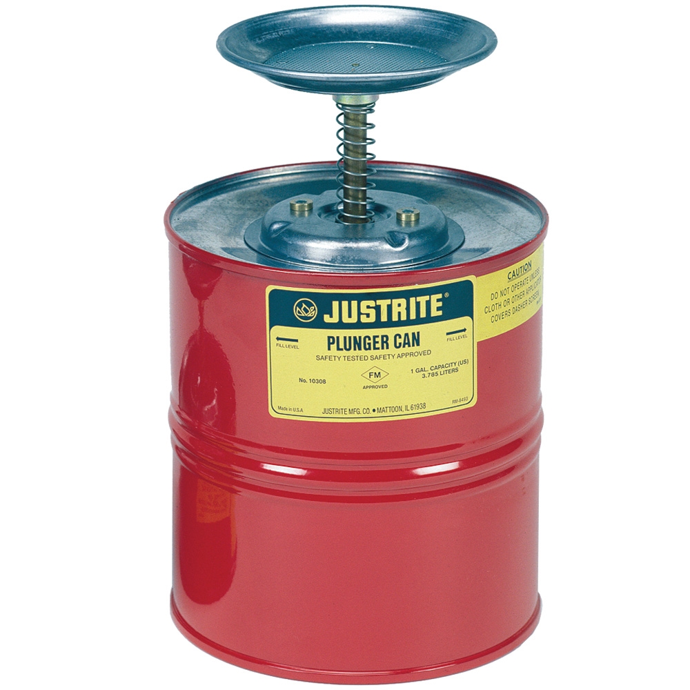 JUSTRITE 1.9L Dasher Plunger Can 10208