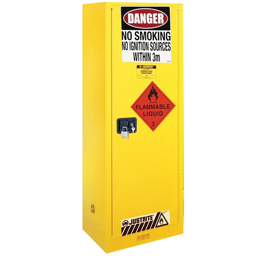 Justrite Slim Line 170l Flammable Liquid Storage Cabinet Au25308