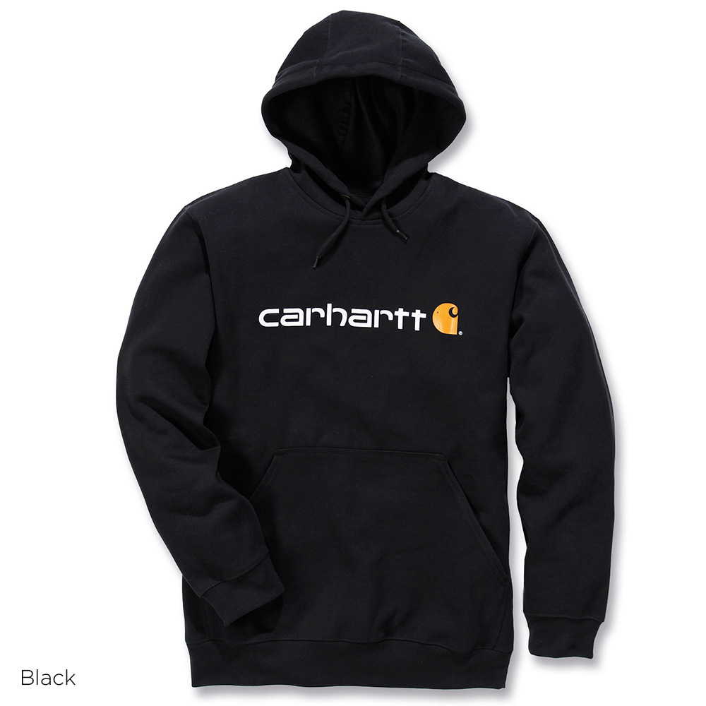 Carhartt Signature Logo Midweight Hooded Sweatshirt