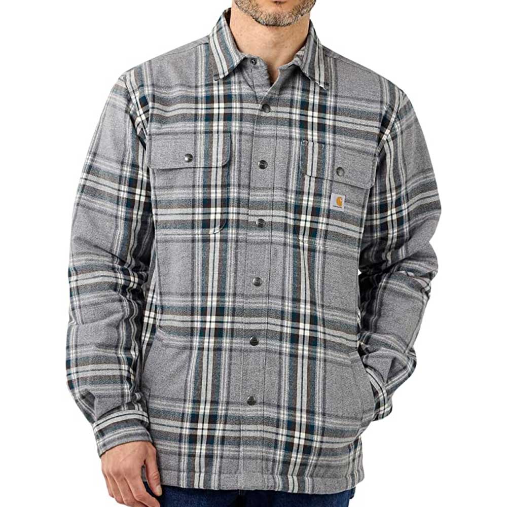 Carhartt lined flannel shirt sale