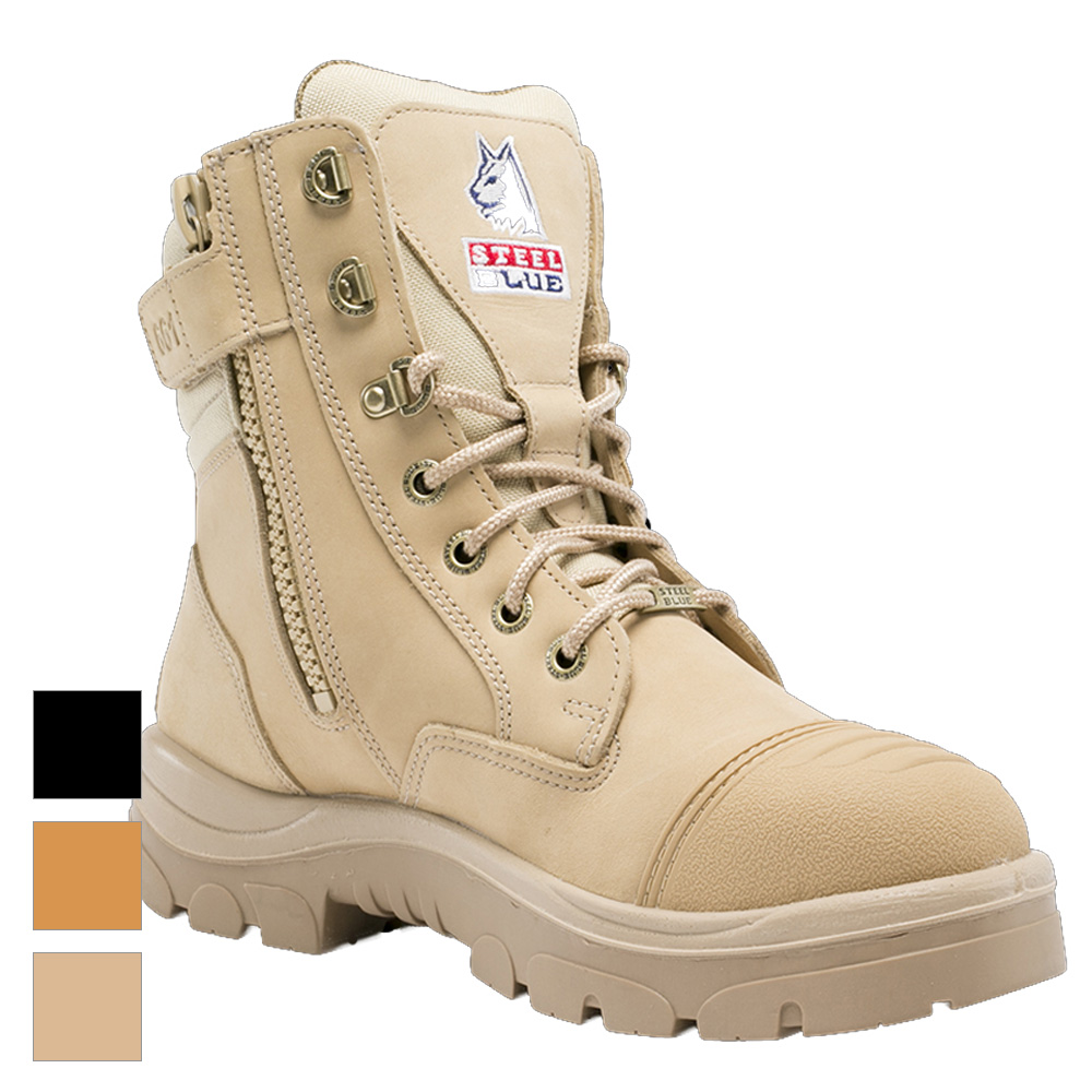 steel cap work boots