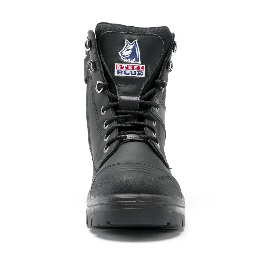 Steel Blue Southern Cross Zip Steel Toe Scuff Cap Safety Boots 312661