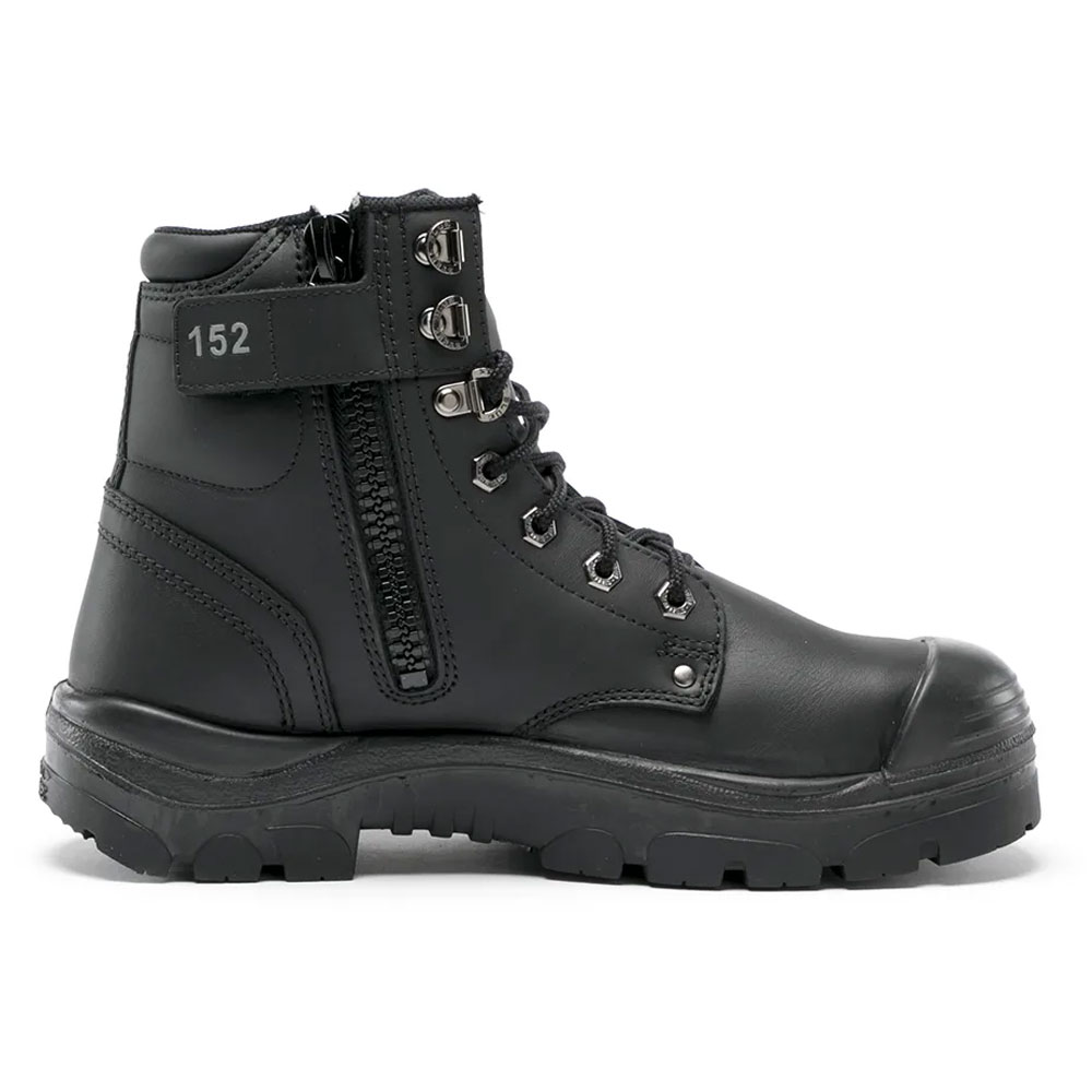 Steel Blue Argyle Zip Steel Toe Bump Cap Safety Boots 332152