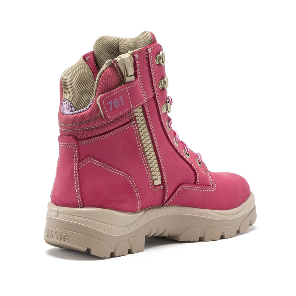 Steel Blue Women s Southern Cross Zip Steel Toe Safety Boots 512761