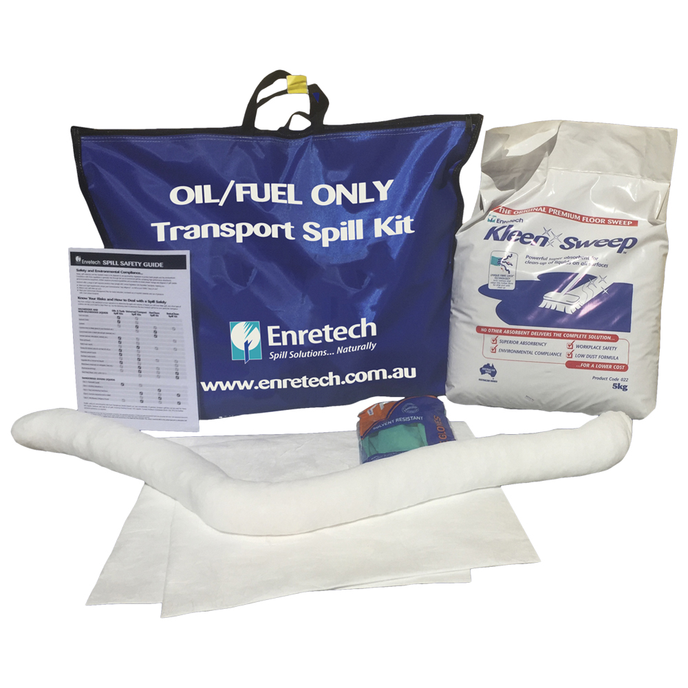 oil and fuel eco truck bag 37L absorbent capacity with carry bag Spill kit 