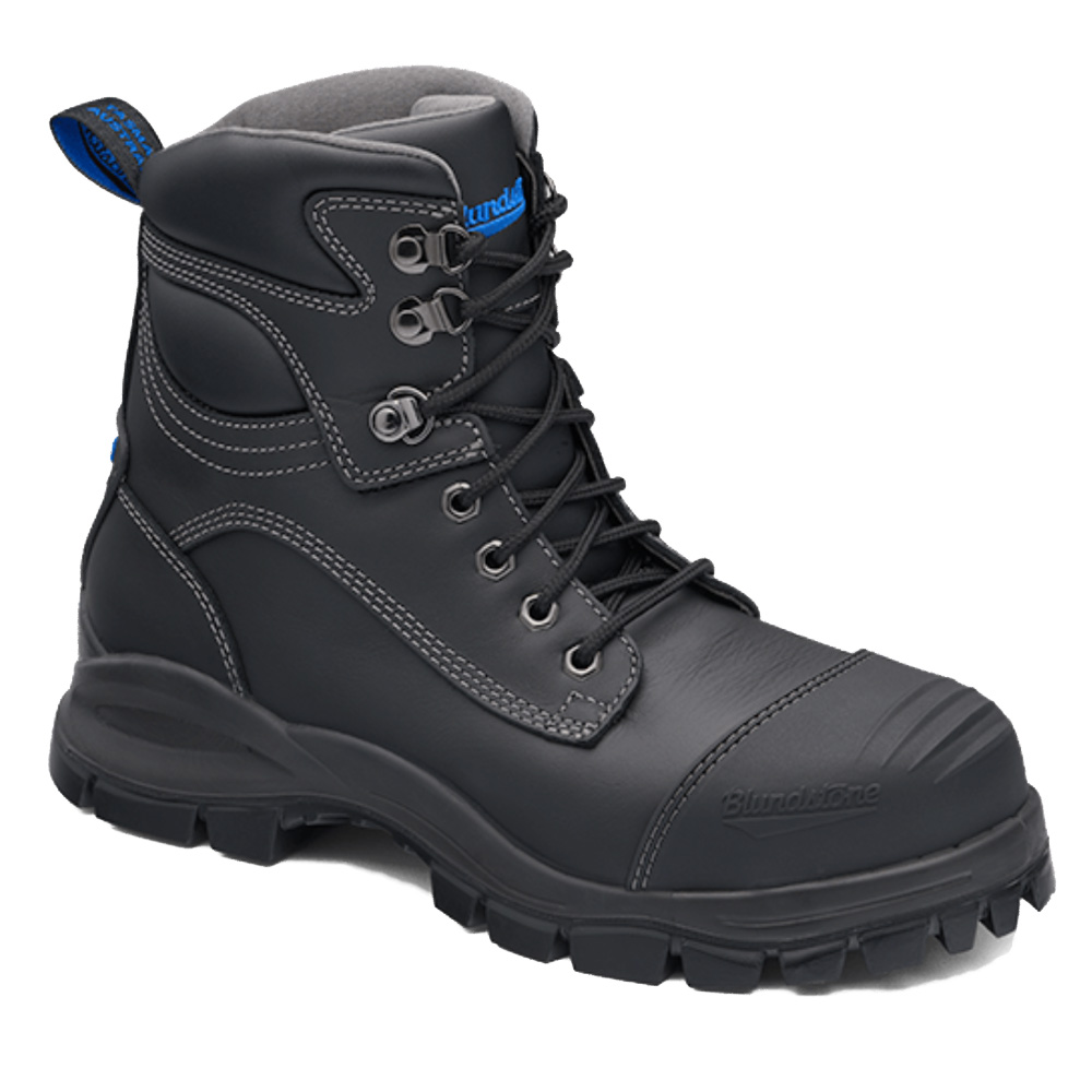 blundstone lace up work boots