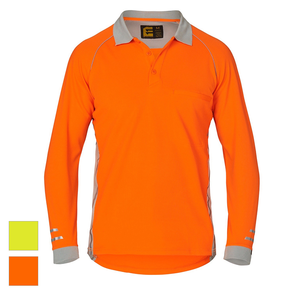Long sleeve polo shirts workwear hotsell