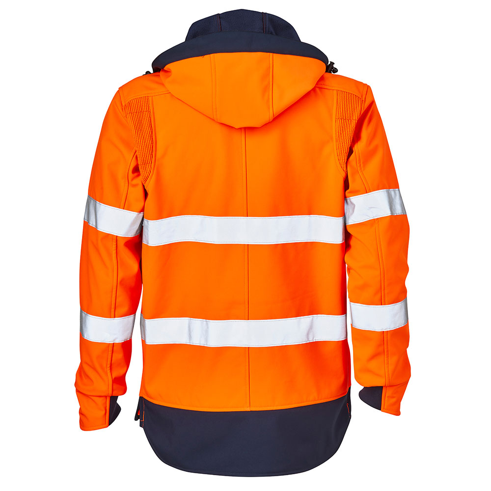 ELEVEN Workwear Hi Vis Taped Bio Motion Soft Shell Jacket