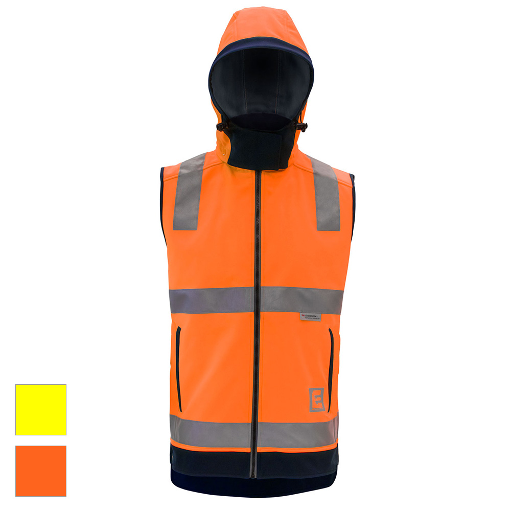 work vest with hood