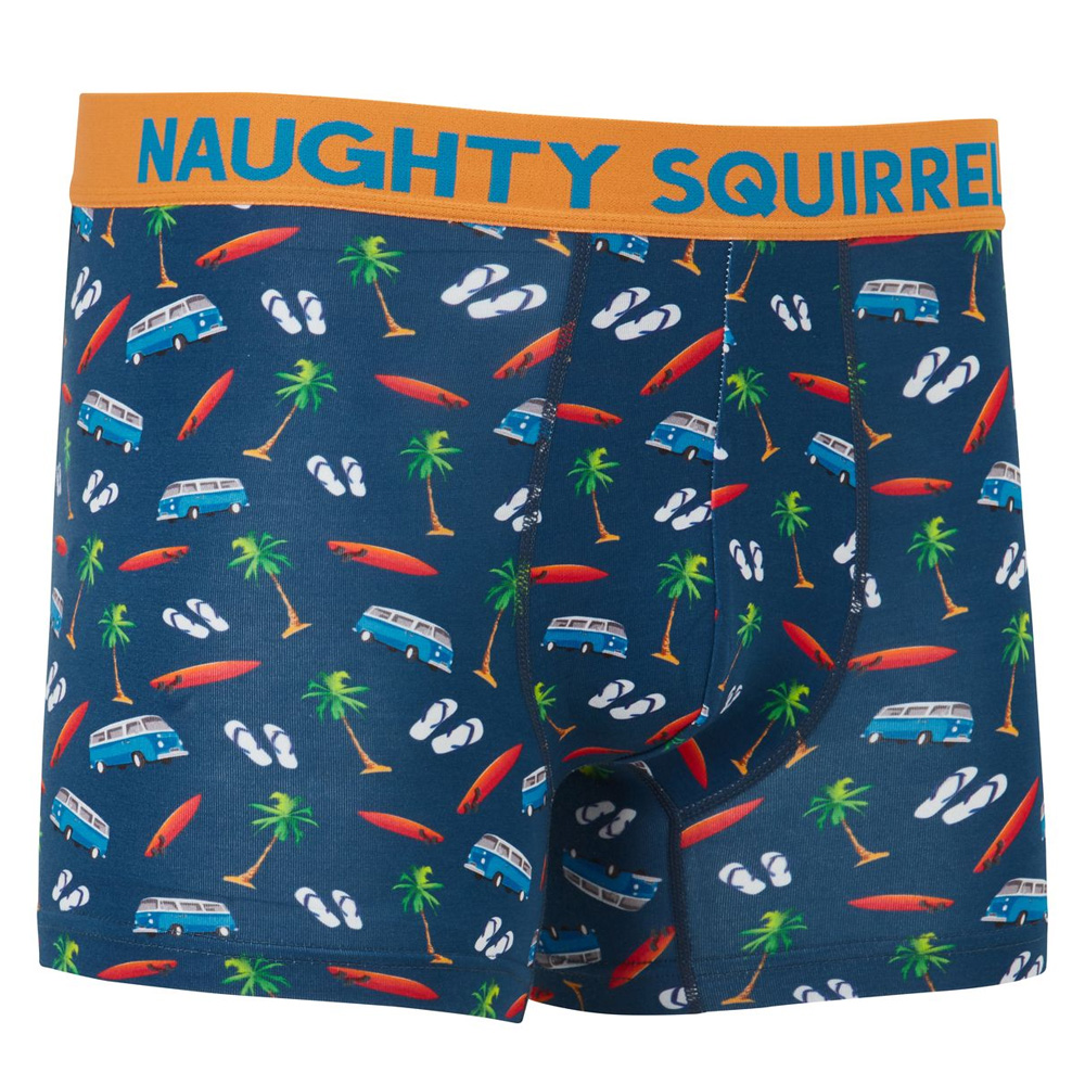 Naughty Squirrel® 4 Tropical Ocean Mid-Length Trunk