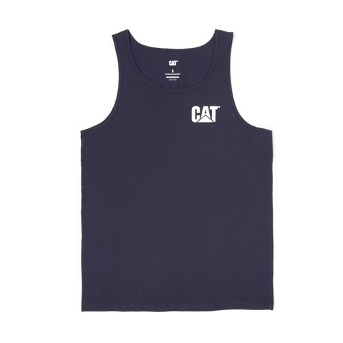 Trademark Singlet - Navy