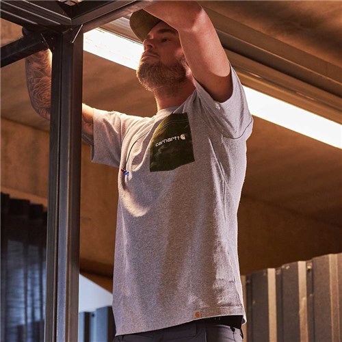 Men's work pocket tee shirt