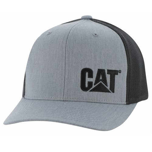 CAT® Workwear Cat Trademark Trucker Hat - Heather Grey