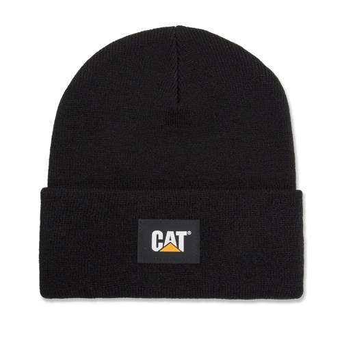 CAT® Workwear Cat Label Cuff Beanie - Black