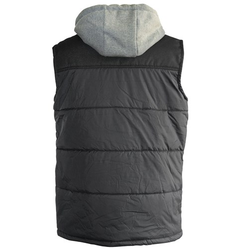 Work vest with hood