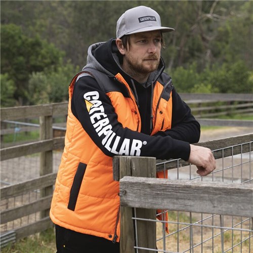 Hi-Vis Hooded Work Vest