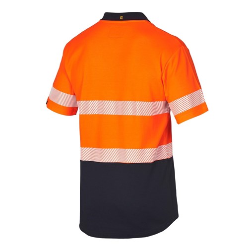 Orange cotton hi vis polo shirts