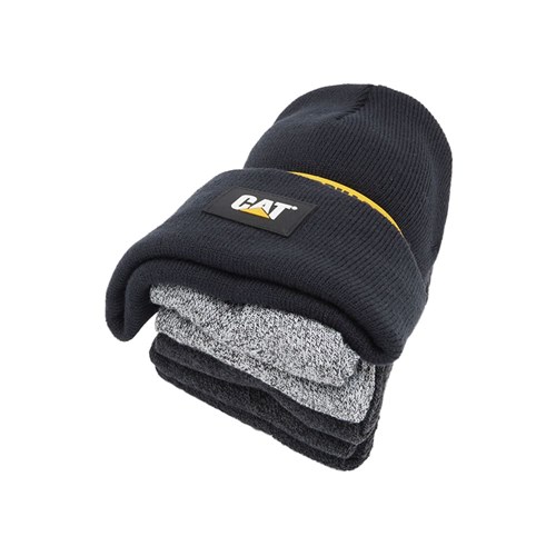 CAT® Logo Knit Cap & 5-Sock Bundle
