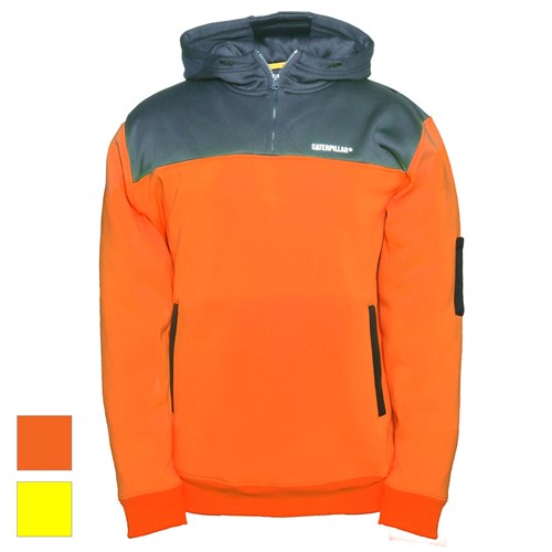 cat workwear hoodie