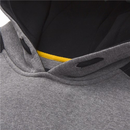 Men's grey hooded sweatshirt