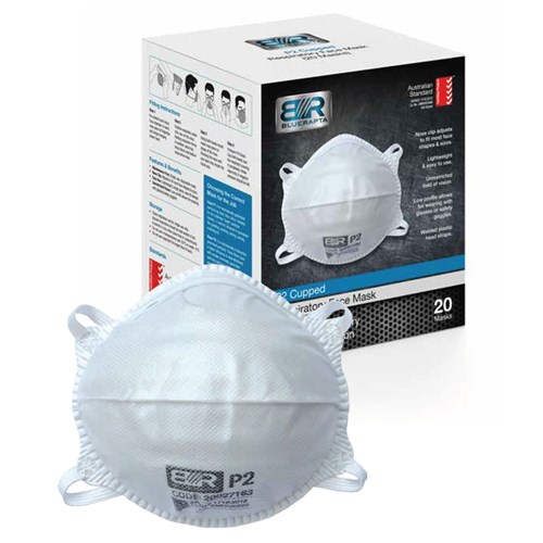 Blue Rapta Disposable P2 Respirator Mask