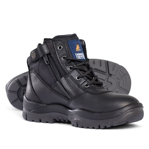 Mongrel Premium Series Black ZipSider Boot