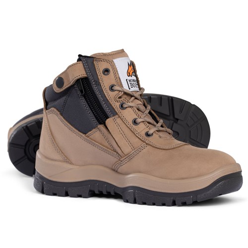 Mongrel 261060 Zipsider Safety Boot Stone