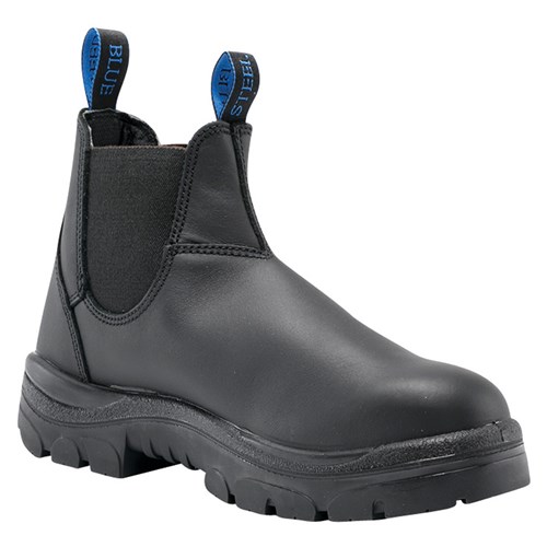 blue safety boots