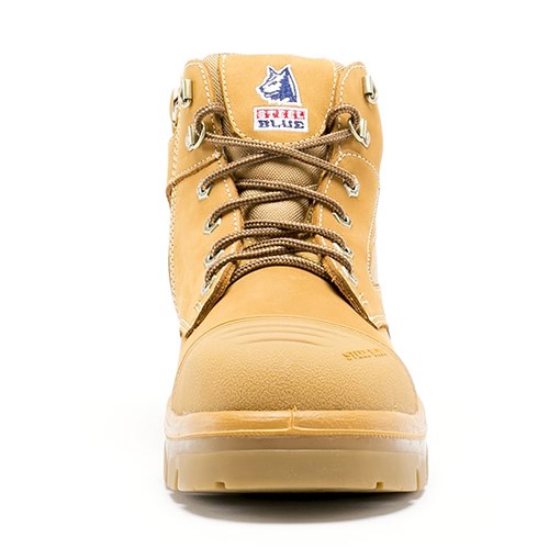 Steel blue parkes work boots