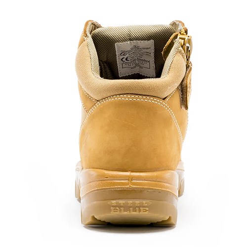 Steel blue parkes zip safety boot