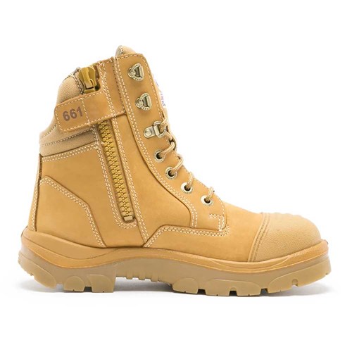 Steel blue southern cross zip side safety boot