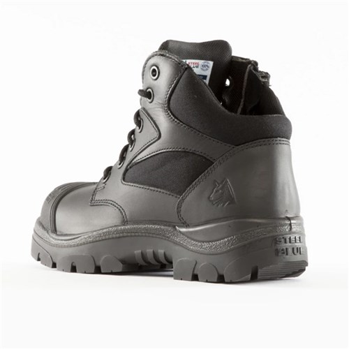 Black Parkes Zip Scuff Composite Safety Boots