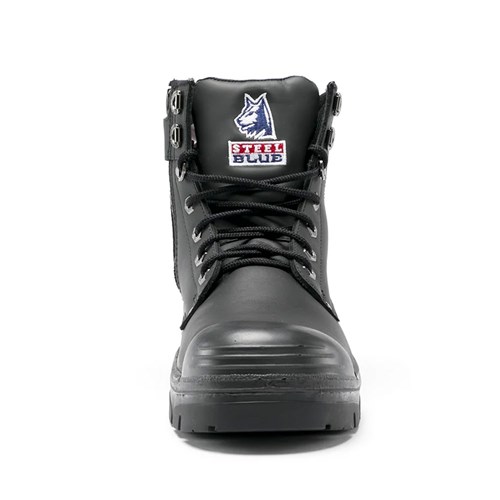 Argyle lace up safety boot