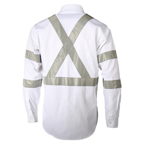 White Long Sleeve Hi Vis Shirt