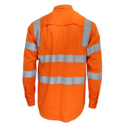 DNC Hi Vis Long Sleeve Shirt - Orange