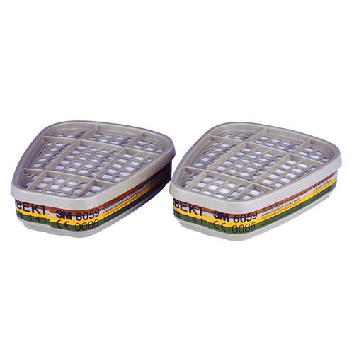 3M™ 6059 Multi Gas/Vapour A1B1E1K1 Cartridge Filter (Pair)