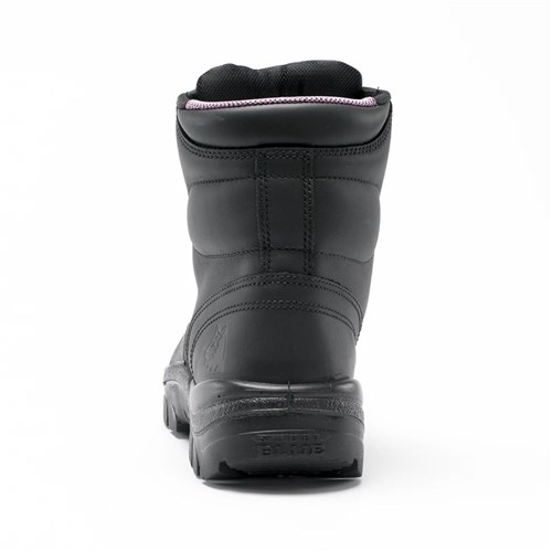 Steel blue argyle womens boots