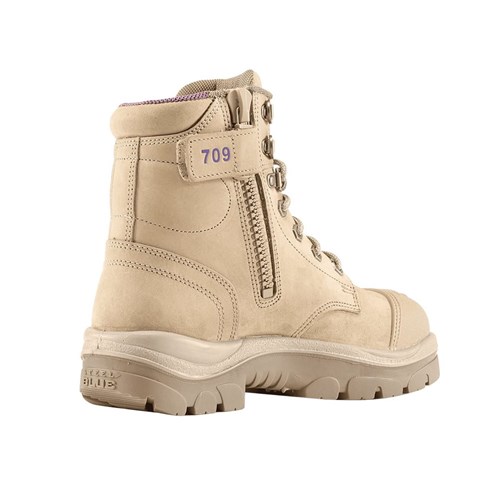 Women's steel toe work boots